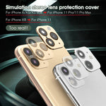 Alloy Camera Lens Protector Converter For iPhone X/XS/ XS MAX To iPhone 11 Pro/11 Pro MAX