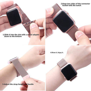 Apple Watch Milanese Strap + Case for all series (38/40/42/44mm)