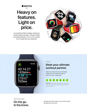 Apple Watch Series SE (GPS + Cellular)