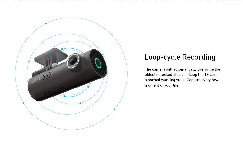 Xiaomi 70Mai Smart WIFI DVR Driving Car Vehicle Recorder 1080P HD Dash Cam